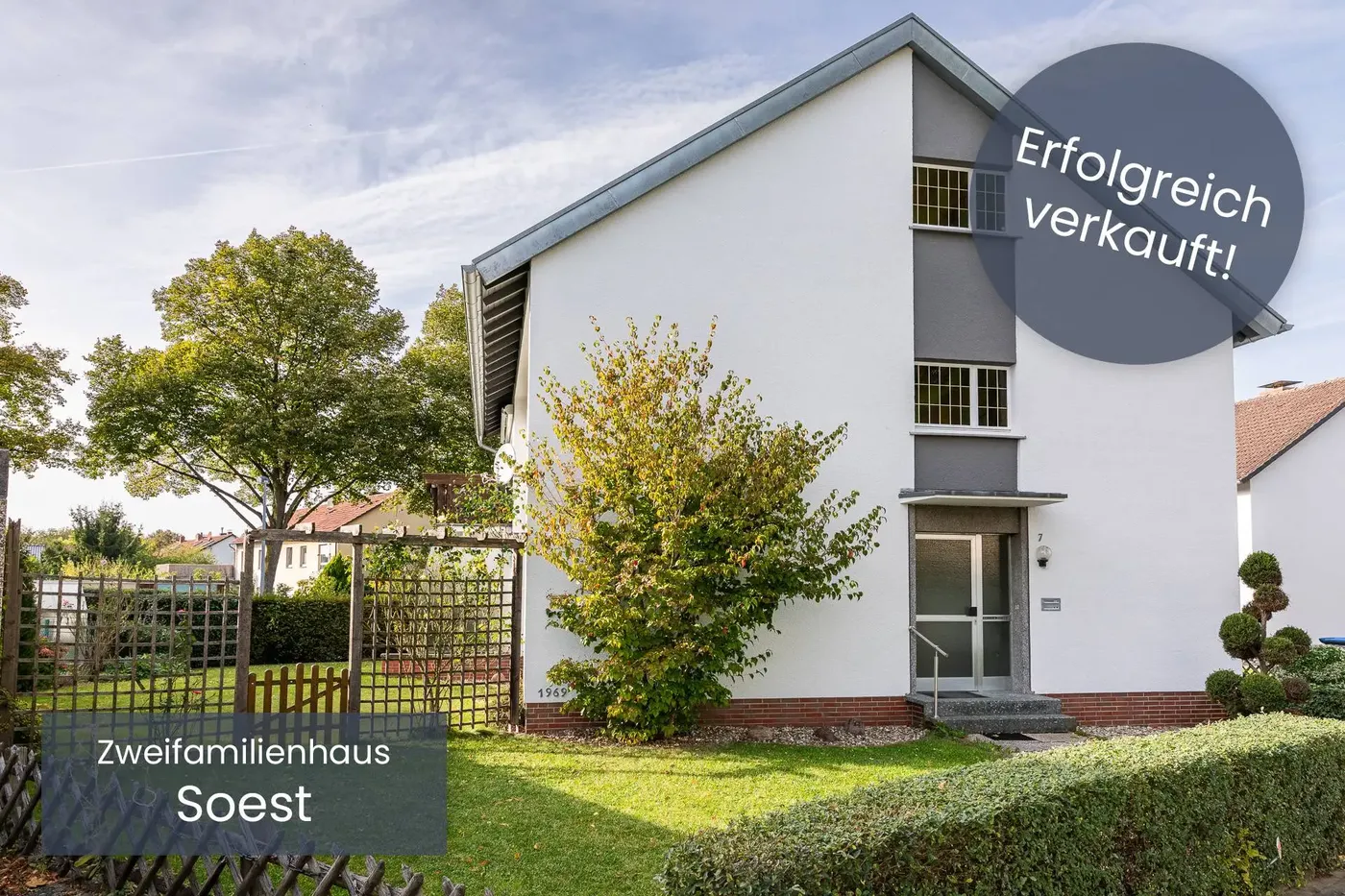 Erfolgreich vermittelt: Zweifamilienhaus in Soest