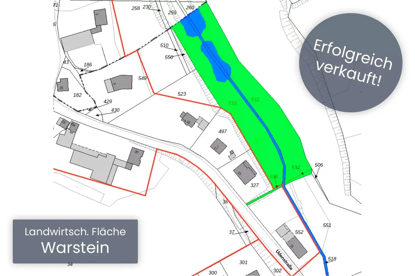 Erfolgreich vermittelt: Landwirtschaftliche Fläche in Warstein