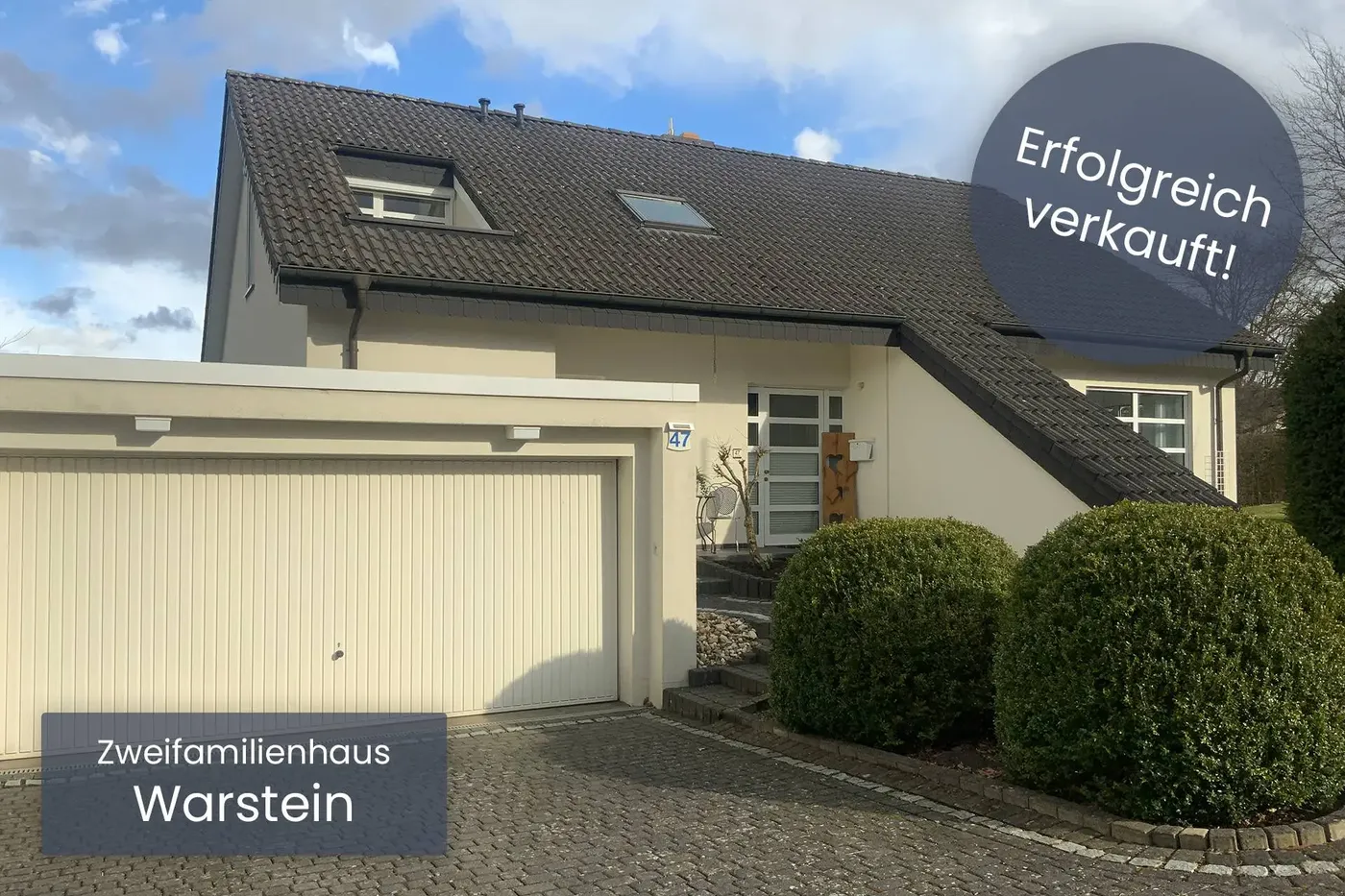Erfolgreich vermittelt: Zweifamilienhaus in Warstein